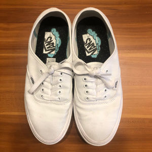 Vans White Authentic Comfycush Sneaker
